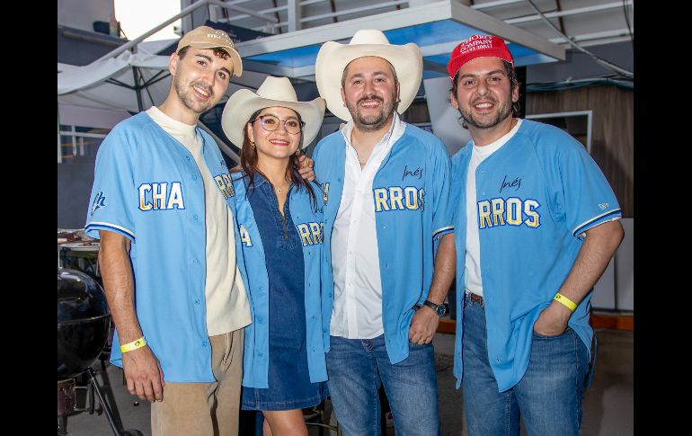 Aniol Guell, Alma Blanco, Regio Parrillero y Sebastian León. GENTE BIEN JALISCO / C. Pérez