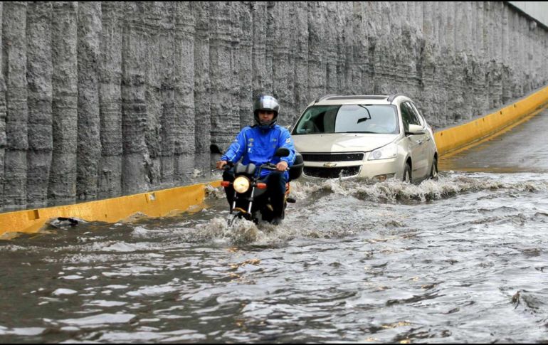 Hay 12 túneles donde las inundaciones pueden alcanzar niveles de entre 1.5 y seis metros de altura. EL INFORMADOR/Archivo