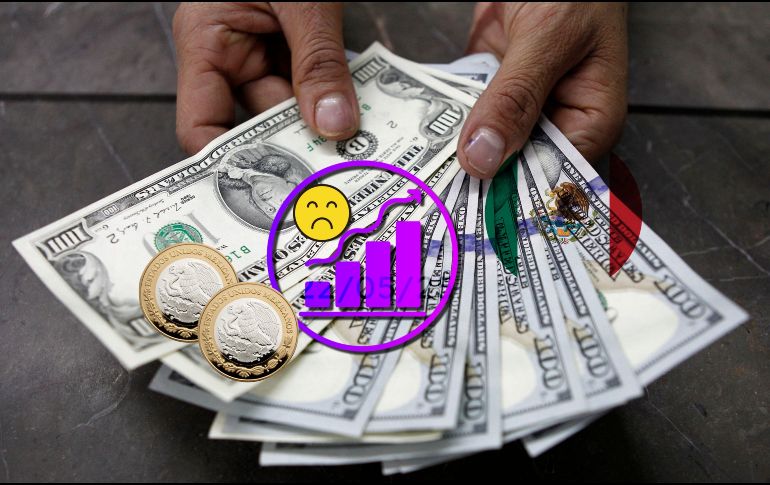 El peso mexicano sufrió una depreciación en la apertura del mercado del día de hoy jueves 22 de mayo. EL INFORMADOR / ARCHIVO