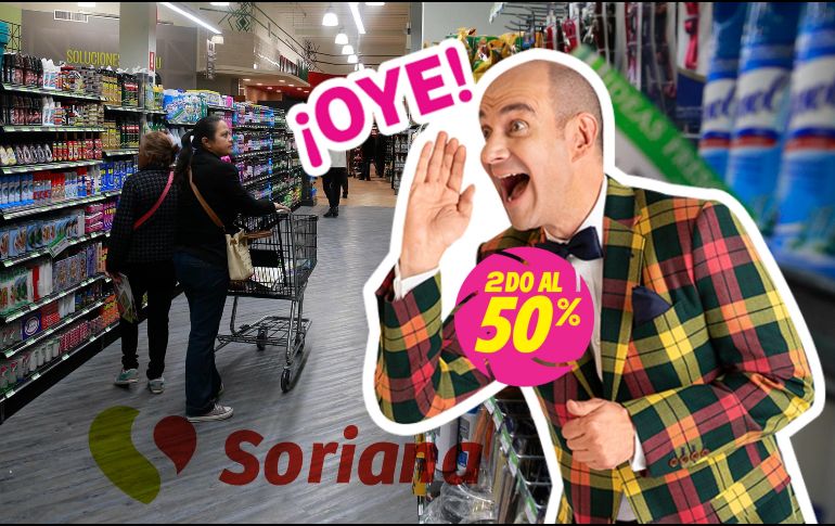 Esta es la lista de productos que puedes comprar con la oferta de 2do a mitad de precio por el Julio Regalado de Soriana. EL INFORMADOR / ARCHIVO