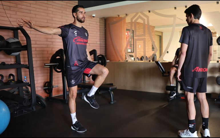 El equipo fue dividido en grupos para realizar evaluaciones médicas y pruebas físicas. CORTESÍA/ ATLAS FC