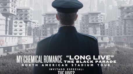 My Chemical Romance confirmó el pasado lunes su esperado regreso a México como parte de la gira que comenzará en verano con el espectáculo The Black Parade Alive!. X / @MCRofficial