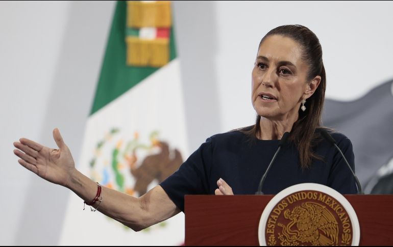 Sheinbaum reiteró que el Gobierno de México no está de acuerdo con dicho gravamen. EFE/ ARCHIVO.