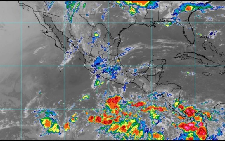 Esta previsión es para las próximas 48 horas frente a las costas de Oaxaca, Guerrero y Michoacán. ESPECIAL / SMN