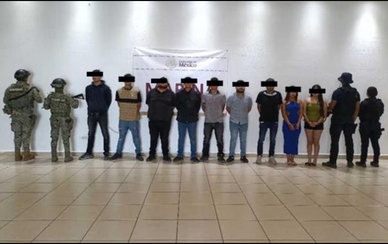 También aseguraron armas y equipo táctico en la colonia Guaymas Norte, municipio de Guaymas. ESPECIAL