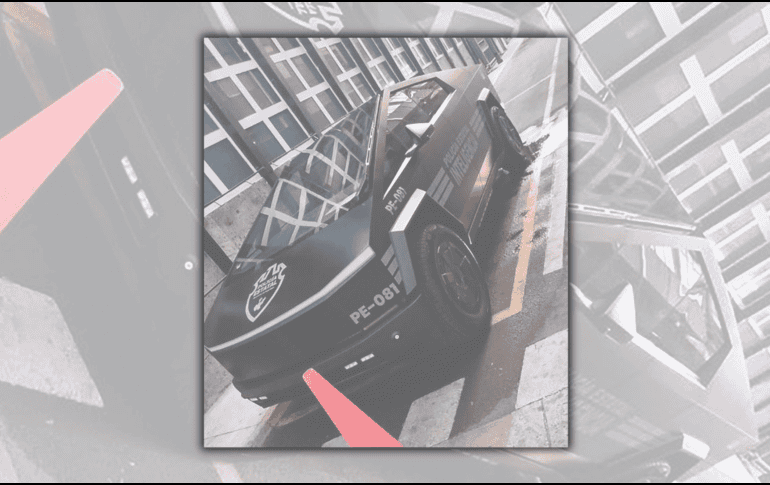 La reciente difusión de imágenes de una patrulla Cybertruck de Tesla, valuada en 2.2 millones de pesos en México, que pertenece a la Policía de Jalisco. ESPECIAL