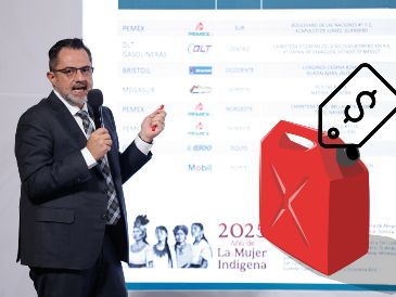 Escalante invitó a visitar el mapa virtual de la Profeco para consultar el precio del combustible que ofrecen las estaciones. SUN / D. Simón Sánchez