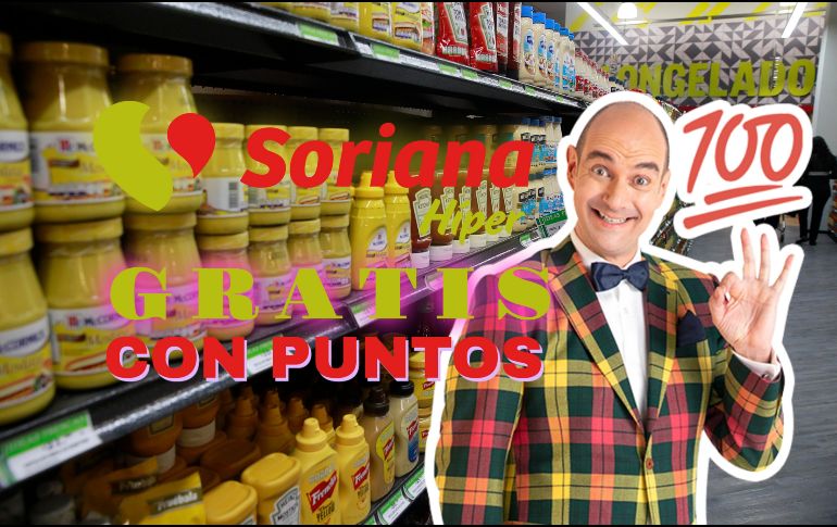 Canjea tus puntos de Soriana en Julio Regalado por alguno de estos productos sin pagar ningún efectivo. EL INFORMADOR / ARCHIVO