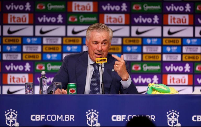Carlo Ancelotti. El italiano quiere que la Canarinha vuelva a ser campeona del mundo. EFE/A. Lacerda