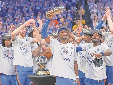 Oklahoma regresa a las finales de la NBA después de 13 años de ausencia. AFP/M. Stockman