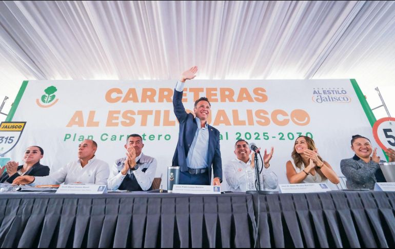 Pablo lemus señaló que el Gobierno estatal triplicará la bolsa de apoyo que dará la Federación para ser usado en las carreteras. ESPECIAL