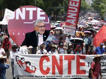 Cepeda Salas destacó el reconocimiento que la Presidenta Claudia Sheinbaum ha hecho del SNTE como representante legal y legítimo del magisterio nacional. SUN / ARCHIVO