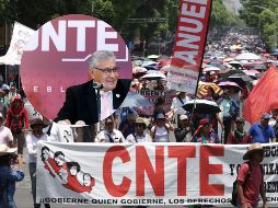 Cepeda Salas destacó el reconocimiento que la Presidenta Claudia Sheinbaum ha hecho del SNTE como representante legal y legítimo del magisterio nacional. SUN / ARCHIVO