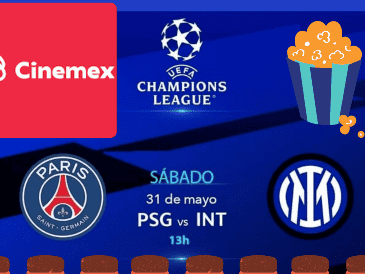 No te pierdas de esta proyección del enfrentamiento que definirá al ganador de la Champions League 2025. Instagram / cinemex
