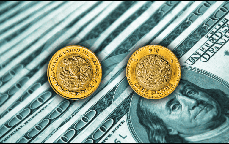 El peso despidió mayo en 19.44 unidades por dólar al mayoreo. ESPECIA / CANVA