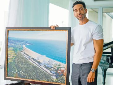 El Templo de Virgo, primera torre en construcción del parque astrológico Mayto, será entregado en 2027. EL INFORMADOR/ H. Figueroa