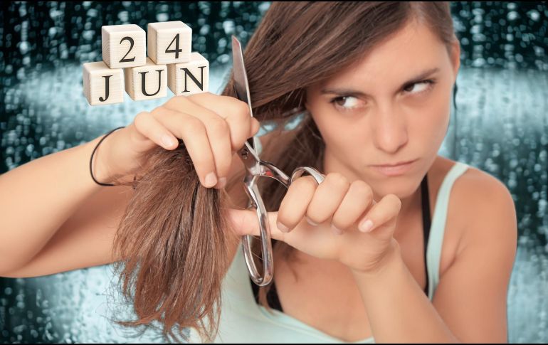 Los rumores dicen que lo mejor es cortarse el pelo durante la noche de San Juan antes del 24 de junio, aunque puede hacerse a lo largo de la jornada. ESPECIAL / CANVA