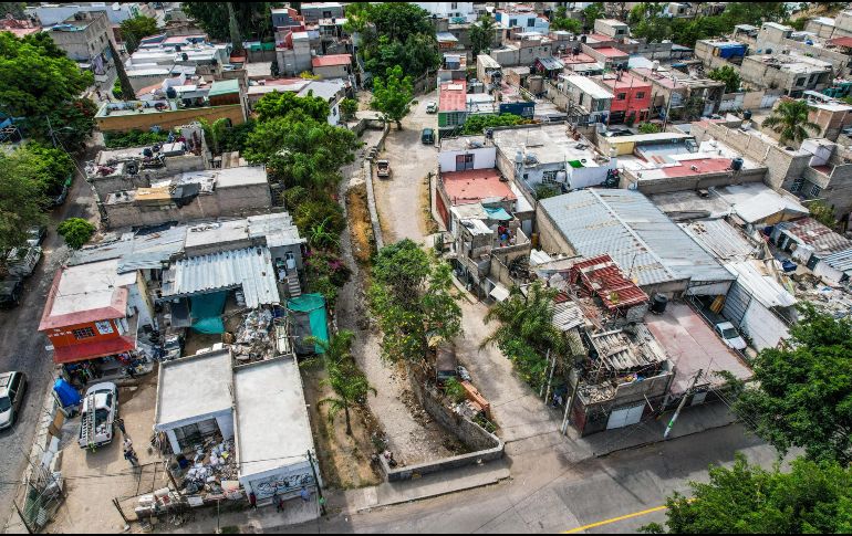 Aunque son 3 mil 500 las invasiones detectadas en los cauces, de estas, al menos mil 235 viviendas se encuentran en mayor riesgo . EL INFORMADOR / A. Navarro