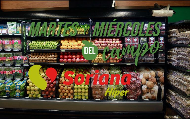 Estas son TODAS las ofertas del Martes y Miércoles del Campo en Soriana para hoy y mañana. EL INFORMADOR / ARCHIVO