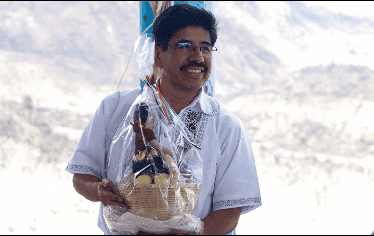 Aguilar Ortiz es coordinador General de Derechos Indígenas del Instituto Nacional de los Pueblos Indígenas (INPI) desde 2018, cuando lo nombró López Obrador. SUN/ESPECIAL