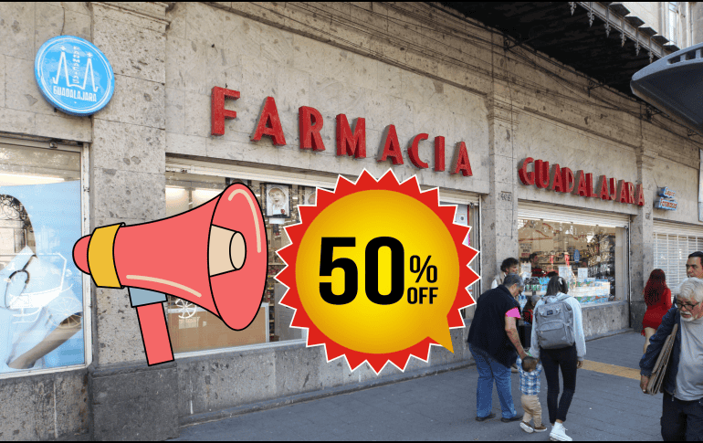 Hoy, martes 3 de junio, Farmacias Guadalajara ofrece imperdibles descuentos y promociones. EL INFORMADOR/ ARCHIVO