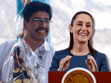 "¡Qué bueno que llegó una persona de pueblos originarios, mixteco, Juárez era zapoteco”, dijo Sheinbaum Pardo en Conferencia. SUN/ESPECIAL EFE/M. Guzmán