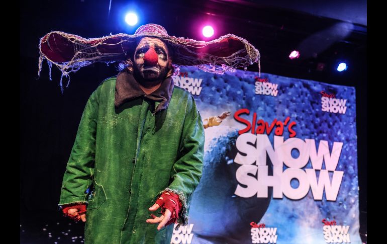 Del 4 al 8 de junio, el Teatro Diana volverá a llenarse de nieve, carcajadas y nostalgia con este espectáculo internacional de culto, donde el arte clown y la poesía visual sustituyen a las palabras para hablar directamente al corazón. EL INFORMADOR/ A. Navarro.