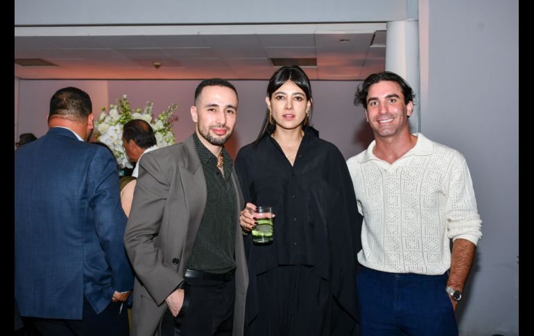 Erick Nungaray, Pau Barragán y Vicente Doncel. GENTE BIEN JALISCO / M. Rached