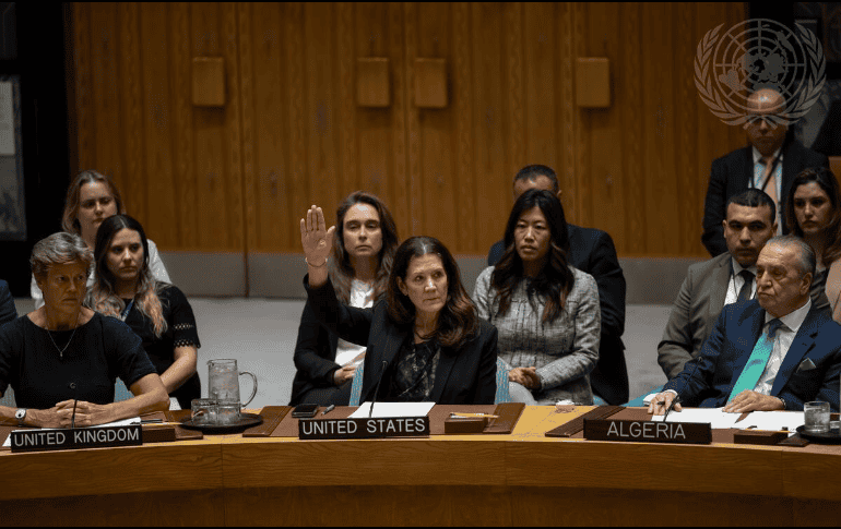 Estados Unidos veta una resolución para propiciar la ayuda humanitaria en Gaza
. EFE/M. Garten.