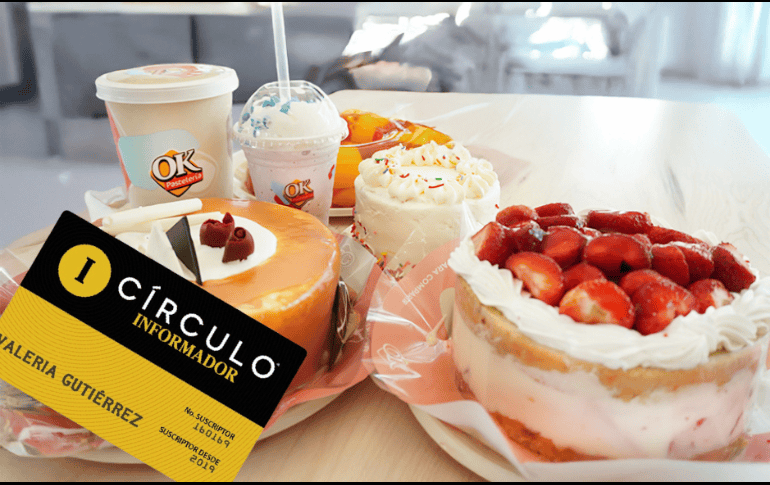 CÍRCULO INFORMADOR trae para ti los mejores descuentos en postres, helados y bebidas de la más alta calidad en Pastelería OK. CORTESÍA.