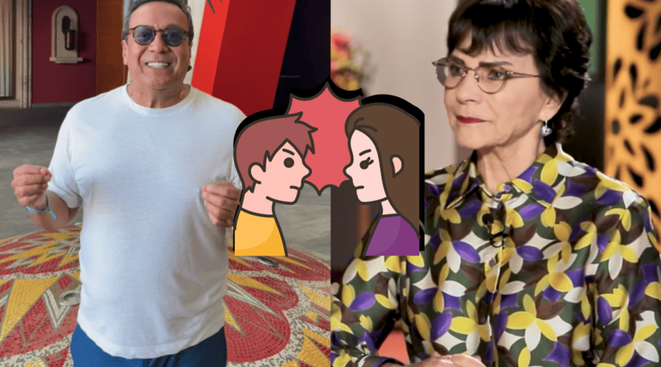 El artista dejó en claro a los medios de comunicación que él no tiene porque tener la iniciativa de buscar a la periodista. ESPECIAL / INSTAGRAM / @chapoypati / @carloscuevasoficial