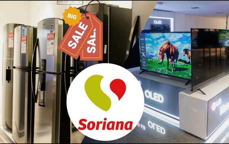 Tiendas Soriana cuentan con ofertas permanentes en sus diferentes formatos y departamentos, entre ellos, el de electrónica. EL INFORMADOR / ARCHIVO / X / @TiendaSoriana