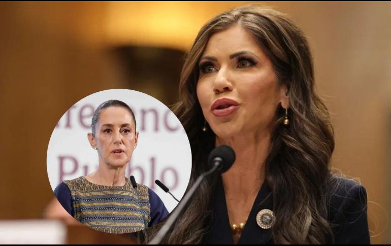 Noem hizo estas declaraciones en un evento del presidente Donald Trump en la Oficina Oval. EFE / ARCHIVO / SUN / D. SIMÓN