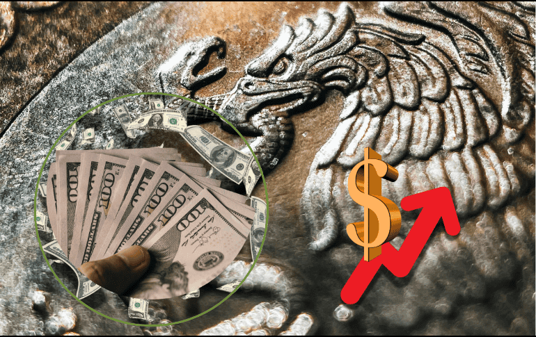 El tipo de cambio entre el peso y el dólar rompió el piso de los 19 pesos por billete verde este miércoles. ESPECIAL