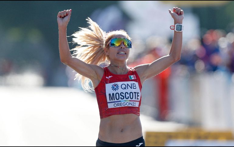 La atleta de 30 años, Citlali Moscote, entre otros logros, fue campeona panamericana en Santiago 2023. AFP / ARCHIVO