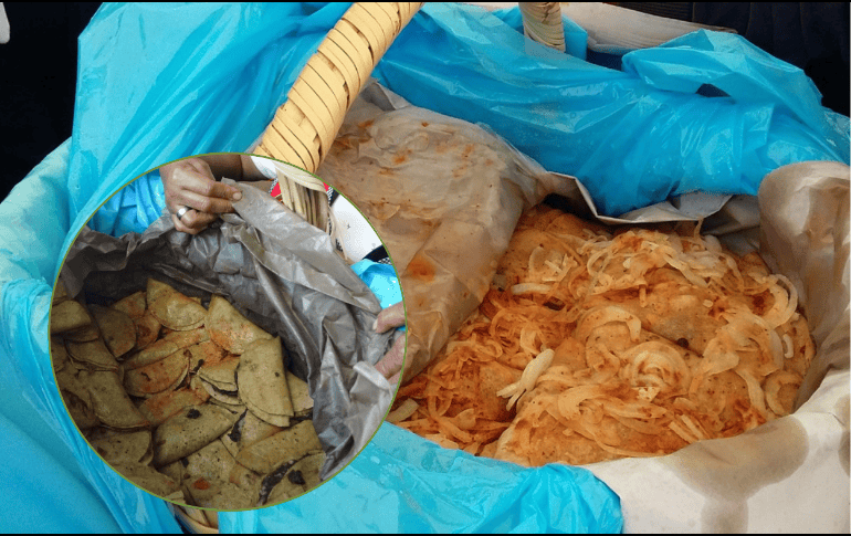 Estos tacos tradicionalmente se almacenan en canastas de mimbre que los mantienen calientes y húmedos.  Notimex/ARCHIVO