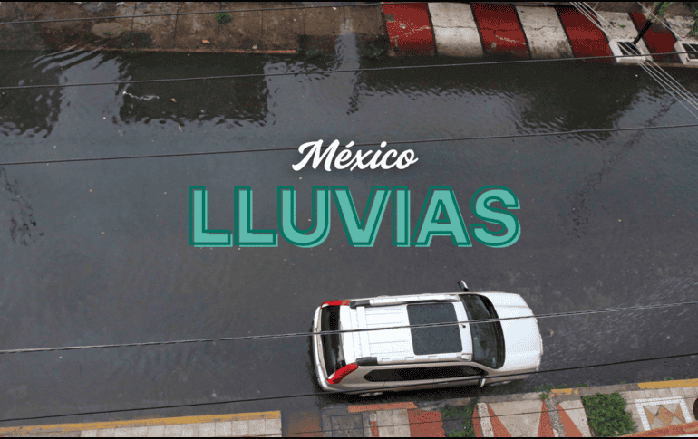 Las lluvias puntuales fuertes a intensas podrían generar incremento en los niveles de ríos y arroyos, deslaves, inundaciones y encharcamientos. NTX / ARCHIVO