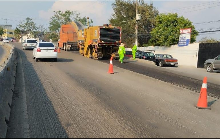 La SICT informó que, en total, serán 3.8 kilómetros en los que se realizarán trabajos de fresado de la carpeta asfáltica.
