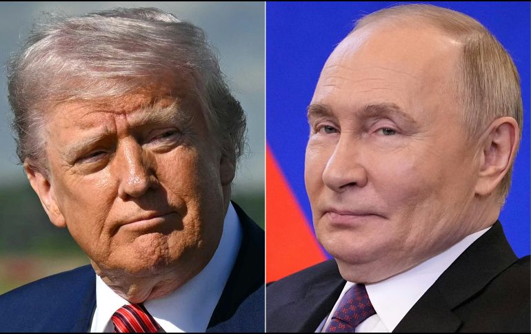 Donald Trump y Vladímir Putin, presidentes de Estados Unidos y Rusia, respectivamente. AFP / ARCHIVO