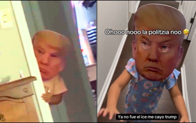 El video fue acompañado con la leyenda: “Ya no fue el ICE, me cayó Trump”, frase que se volvió viral y que provocó tanto carcajadas como reflexiones entre los internautas.  INSTAGRAM/yazloredo23