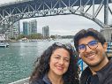 Paola Castillo y Cuauhtémoc Nieto, originarios de Guadalajara, migraron a Canadá por una oferta laboral y actualmente residen en New Westminster, cerca de Vancouver. ESPECIAL