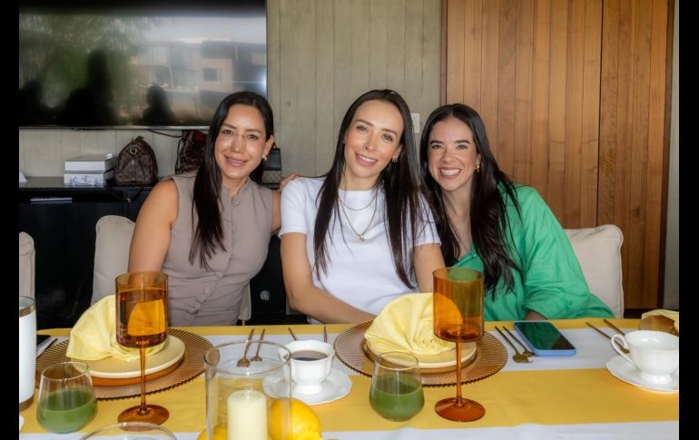 Irasema Martínez, Karen Chavira y Ximena Dueñas. GENTE BIEN JALISCO / A. Rodríguez