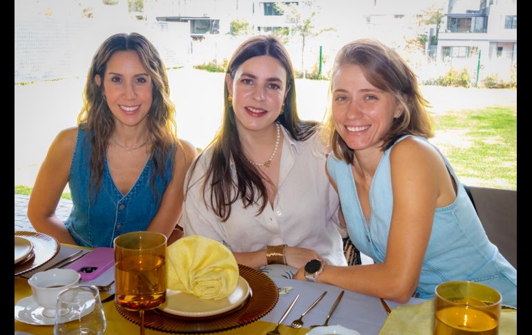 Laura Gamboa, Cesarina Figueroa y Mariela Weber. GENTE BIEN JALISCO / A. Rodríguez