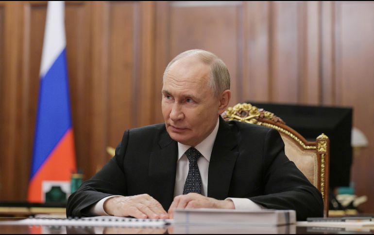 Putin alertó que las relaciones entre Rusia y Alemania se podrían deteriorar totalmente, pero que de momento está abierto a dialogar con ellos. EFE/ARCHIVO