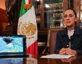 Sheinbaum destacó la coordinación entre los tres niveles de gobierno y exhortó a mantenerse informados por medios oficiales. EFE/ Presidencia de México.
