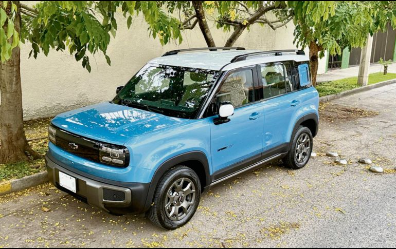 Spark EUV. La camioneta eléctrica cuenta con una carrocería de trazos cuadrados y proporciones compactas. ESPECIAL