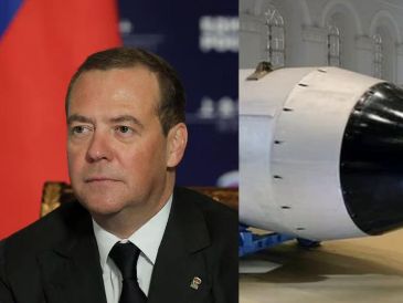 Según el líder ruso, "un número de países ya están listos para suministrar directamente a Irán sus propias ojivas nucleares". ESPECIAL /  X / @MedvedevRussiaE