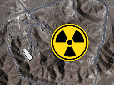 Una preocupación mucho mayor para el público sería si Israel atacara la única planta de energía nuclear de Irán. EFE / Maxar Technologies