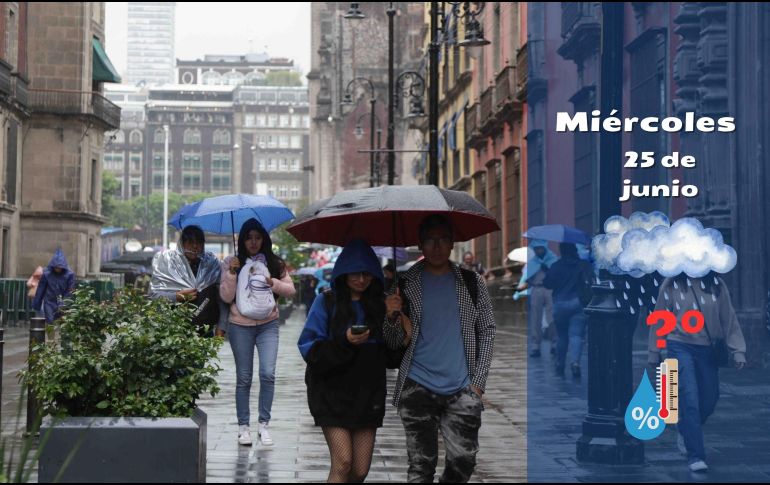 Las autoridades recomiendan estar pendientes de los avisos oficiales, evitar encharcamientos y tomar precauciones si se va a manejar. SUN / C. Mejía