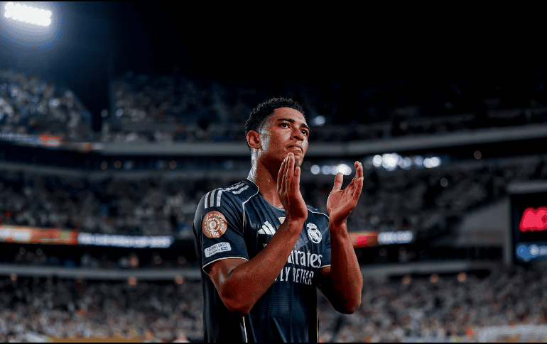 Jude Bellingham del Real Madrid, equipo que el 1 de julio se disputará en partido contra los italianos, Juventus. EFE / ARCHIVO